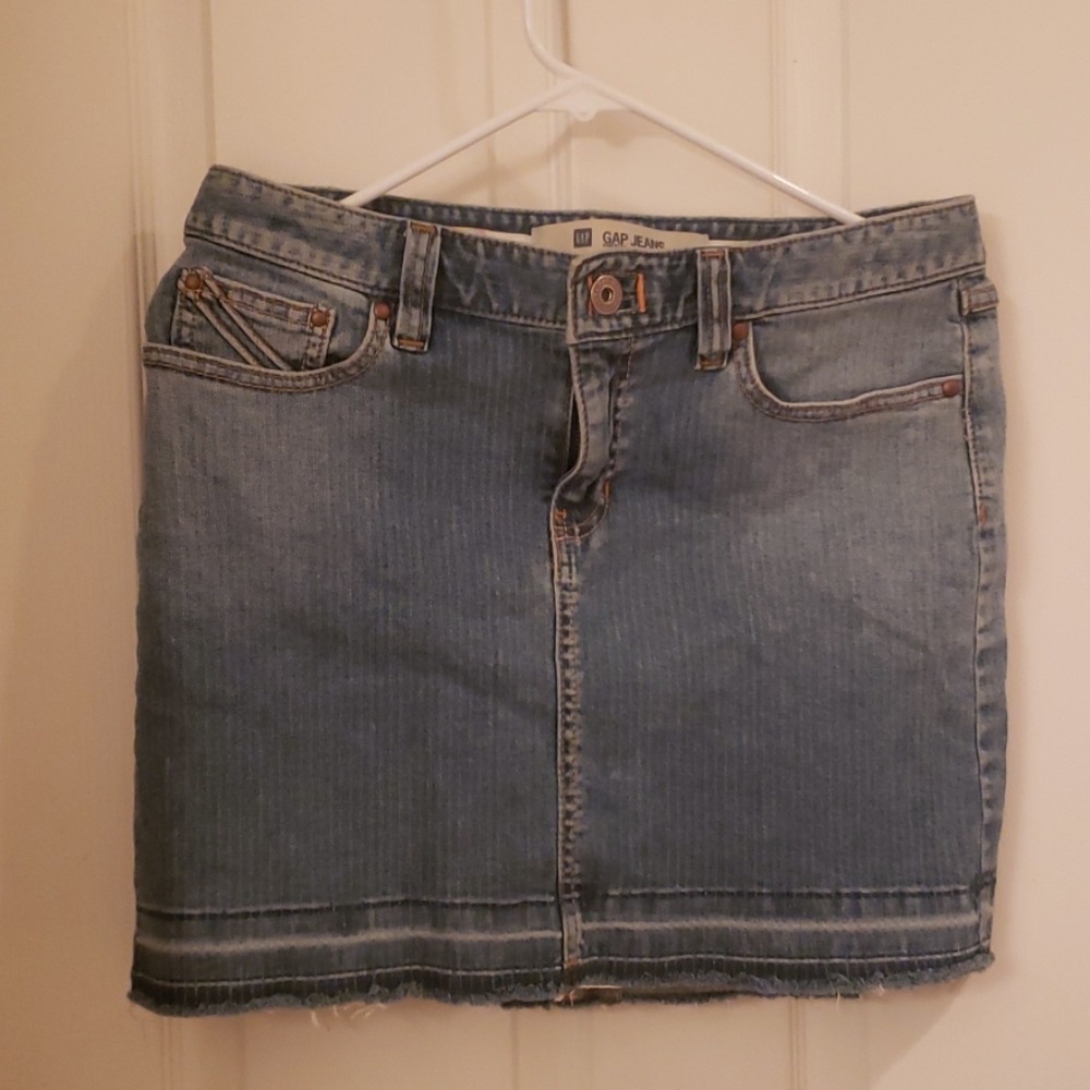 Gap Stretch Denim Jean Skirt